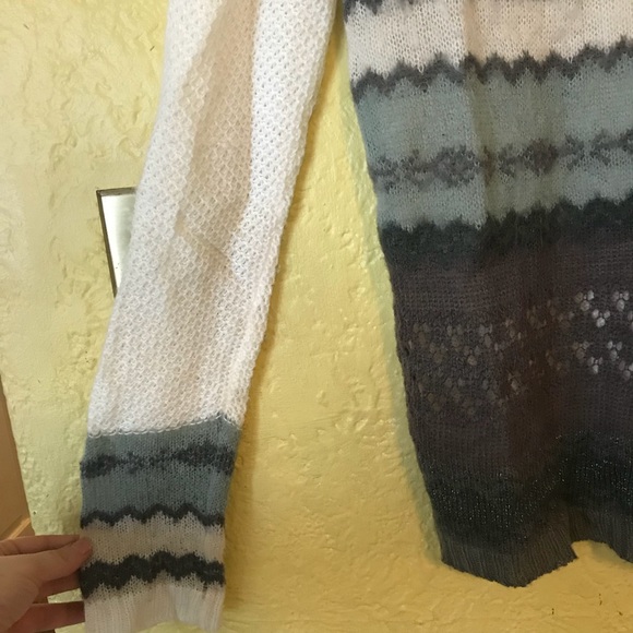 Nordstrom knit fair isle sweater w back detail sm - Picture 3 of 6